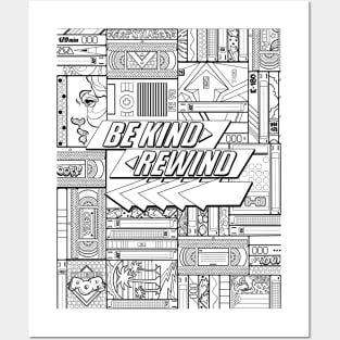 Be Kind Rewind - 80s, 1980s Throwback Posters and Art